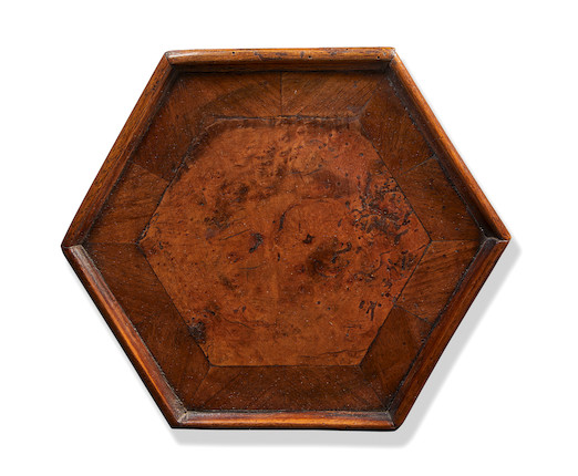 A rare set of six Dutch walnut and yew candle standsLate 17th / early 18th century (6) image 7