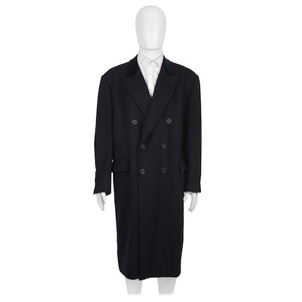 Bonhams : A Douglas Hayward bespoke wool and cashmere navy blue ...