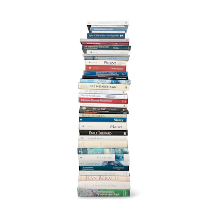 A large quantity of reference books on artists , qty image 1