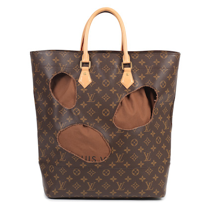 This Louis Vuitton Monogram Tote Comes With Holes Burned Into It