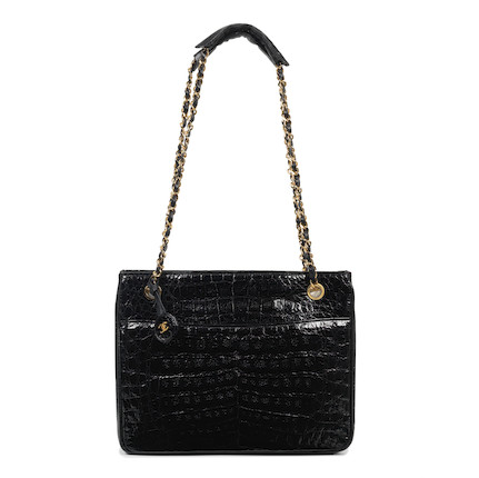 CHANEL, Bags, Chanel Croc Embossed Clutch