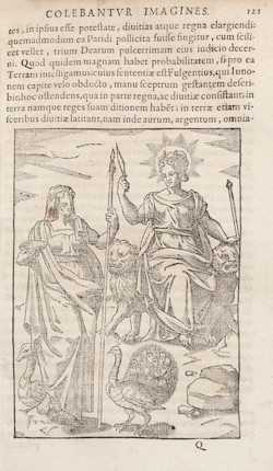 Bonhams CARTARI (VINCENZO) Imagines deorum qui ab antiquis colebantur