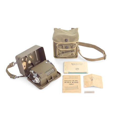 Bonhams : A Hagelin M-209 Cipher Machine, American, 1950s,