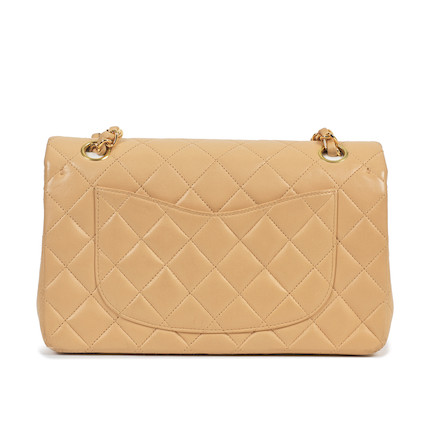 Chanel, Beige Caviar Classic Double Flap Bag