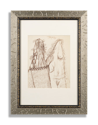 Bonhams : Francis Newton Souza (1924-2002) Untitled (Couple)