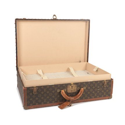 Bonhams : Louis Vuitton a Monogram Alzer 70 Suitcase c.1960 (includes  luggage tag)