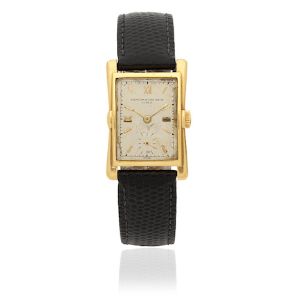 Bonhams : Vacheron & Constantin. An 18K gold manual wind wristwatch ...