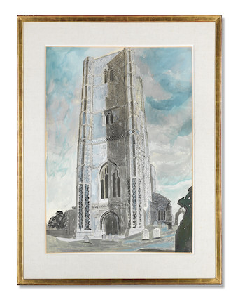 Bonhams : Edward Bawden R.A. (British, 1903-1989) Wymondham Abbey