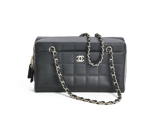 Chanel Medallion Tote Quilted Caviar Gold-tone Black - US
