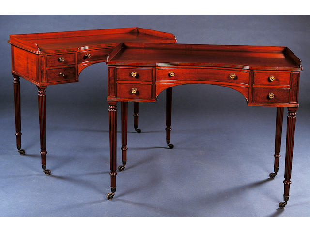 Pr Regency Mahog Dressing Tables