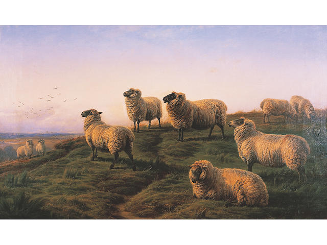 Charles Jones RCA (1836-1892) British 61 x 102cm (24 x 40ins)