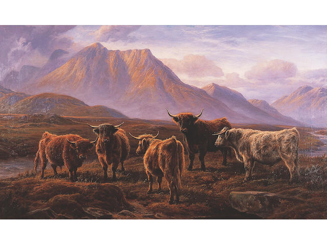 Charles Jones RCA (1836-1892) British 61 x 102cm (24 x 40ins)