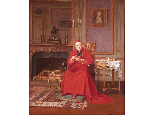Victor Marais-Milton (French 1879-1968) Au regime 46 x 38 cm.