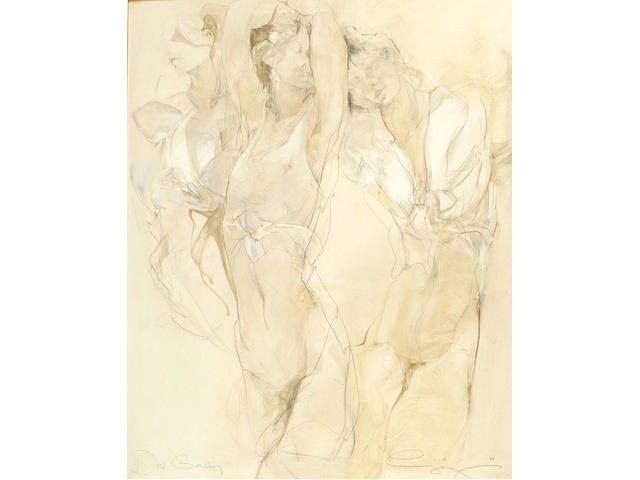 Jurgen Gorg (German, 1951) Drew Grazian 100 x 80 cm.