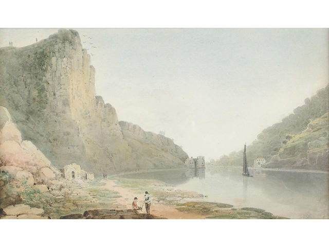 English School, 19th Century, The Avon Gorge, 16.5 x 27 cm, (2).