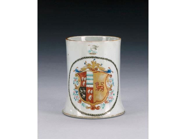 An armorial mug,