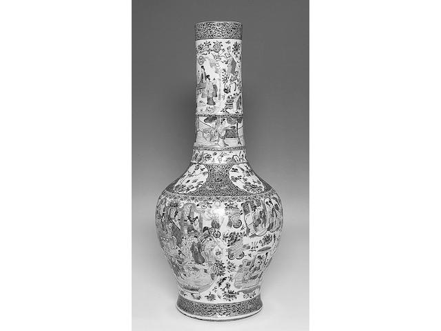A Canton Export 'famille rose' vase,