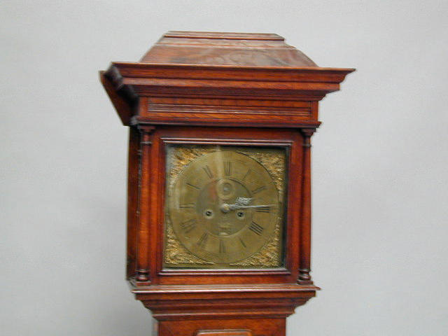 Smith Chester A 19th Century oak longcase clcock,