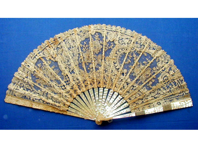 A late 19th Century fan,