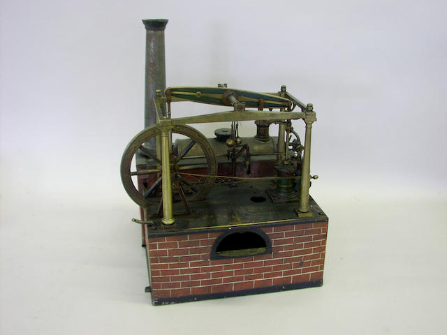 Stationary Beam Engine and Boiler