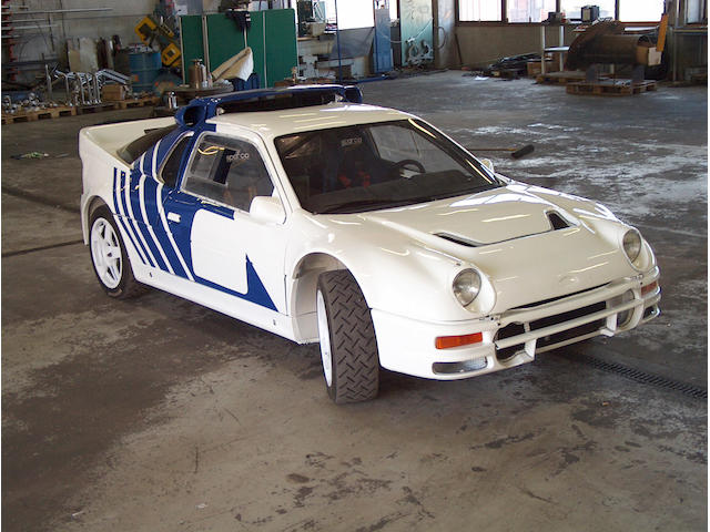The ex-Stig Blomqvist/Martin Schanche,1986 Ford RS200 Evolution Two-Seat Rally Coupe  Chassis no. 012
