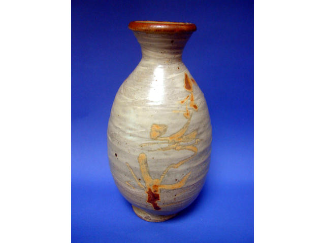 Jim Malone: Stoneware vase, 32cm high.