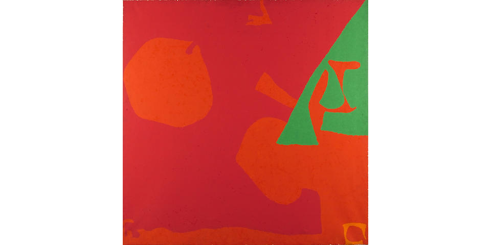 Patrick Heron (1920-1999) Shostakovitch Reds and Green: May 1981