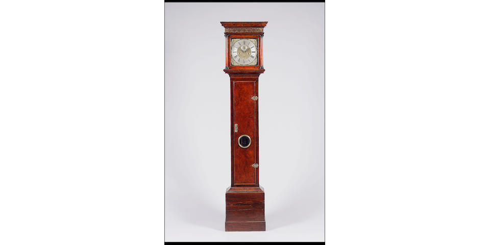 A late 17th/early 18th century walnut longcase clock J. Windmills, London