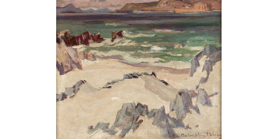 John Maclauchlan Milne RSA (1886-1957) West coast silver sands 51 x 61cm (20x24")