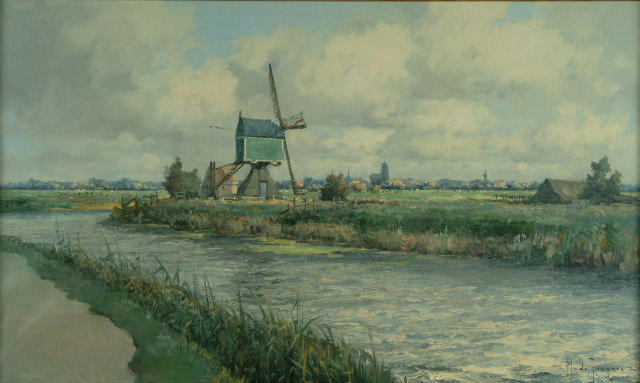 Marinus de Jongere (1912-1978 Dutch) 'By Schronhoven'