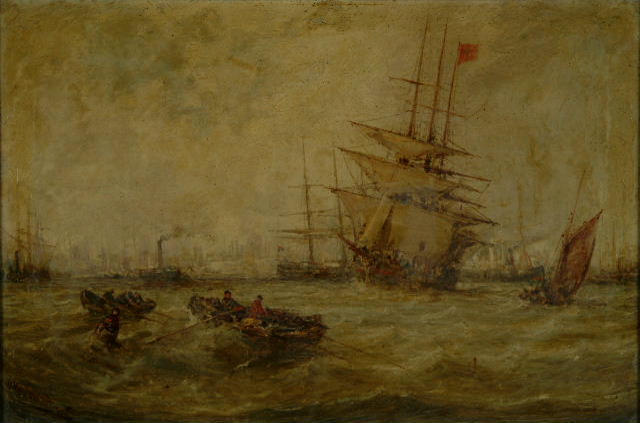 William Edward Webb (1862-1903) 'The Mersey, Liverpool'