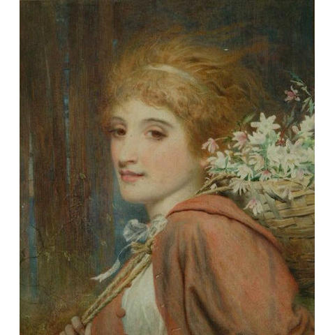 Frederick Smallfield (1829-1915) watercolour 31 x 27cm