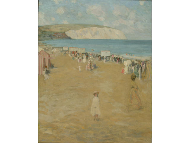 Sir Gerald Kelly (1879-1972) 'On the beach'