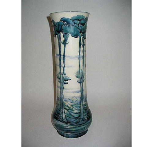'Florian Landscape' A Large Vase
