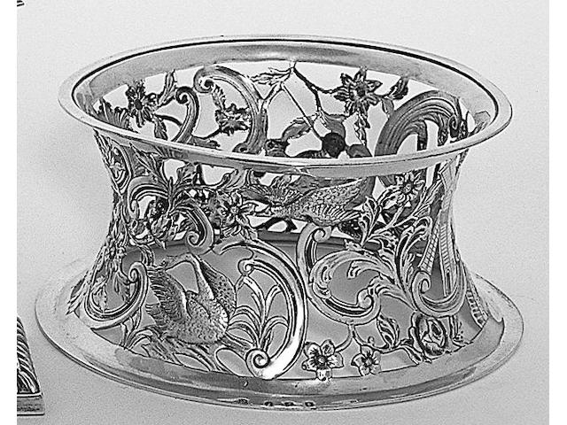 An Irish dish ring, by Wakeley and Wheeler, Dublin, 1904,