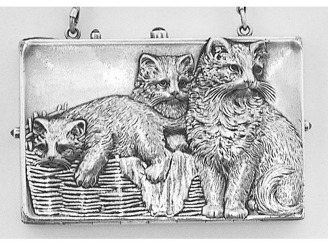 An early 20th Century continental card case/aide memoire,