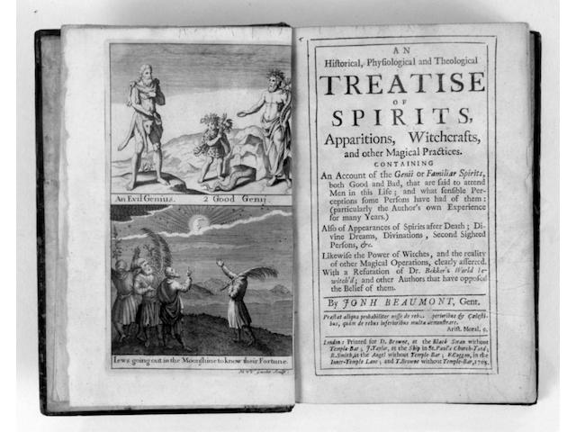 BEAUMONT (JOHN) An Historical, Physiological and Theological Treatise of Spirits, Apparitions, Witchcrafts...
