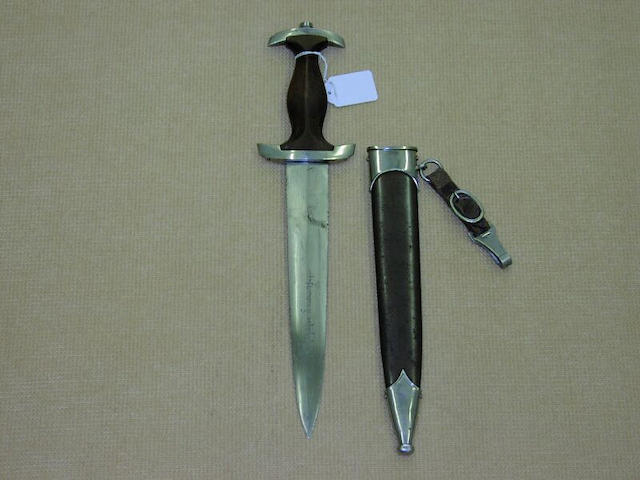 A Third Reich S.A. dagger with dedication