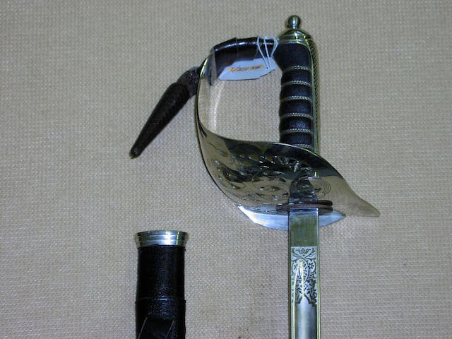 An 1897 pattern infantry officer's sword