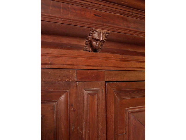 An 18th Century Dutch oak armoire