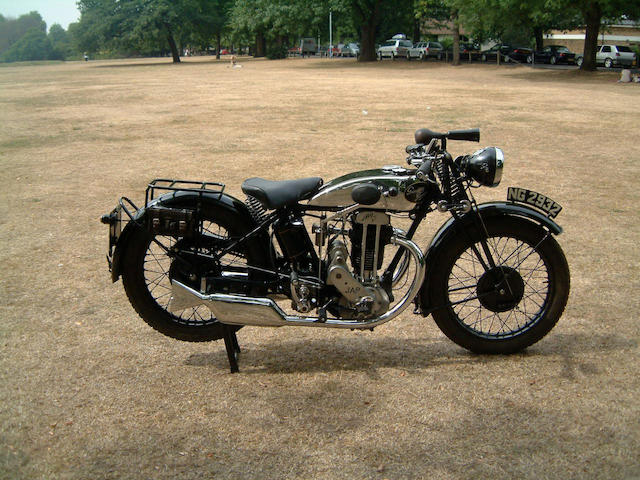 1932 Grindlay Peerless 500cc Model O5  Frame no. B1194 Engine no. KOH1580S