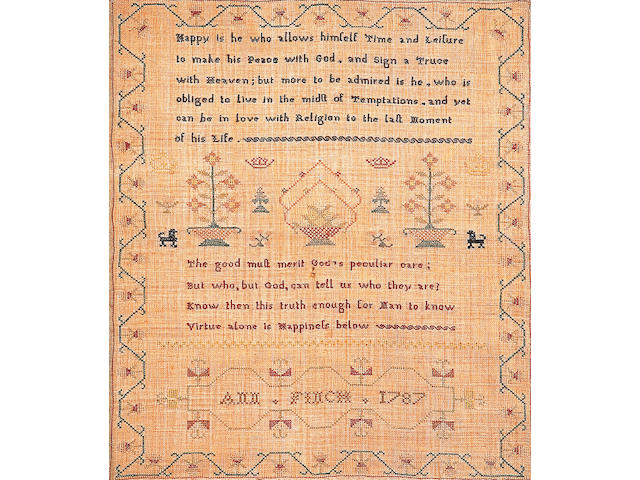 A George III sampler,