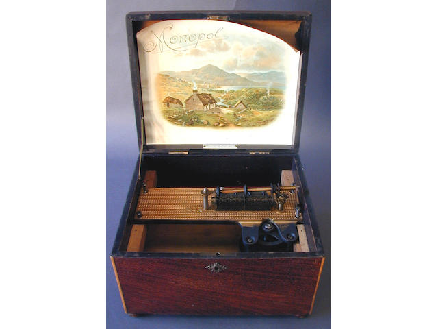 A Monopol model 42 disc musical box,