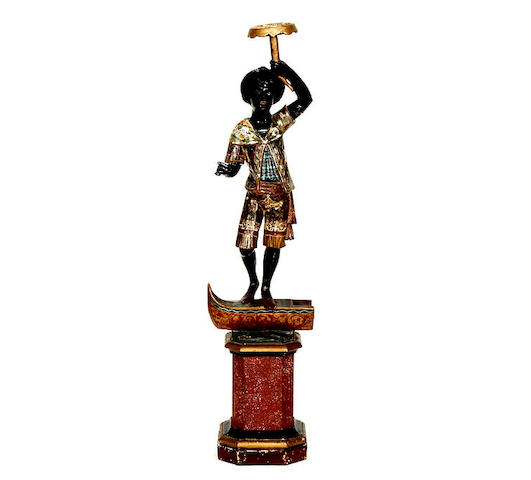 A 19th Century blackamoor figure