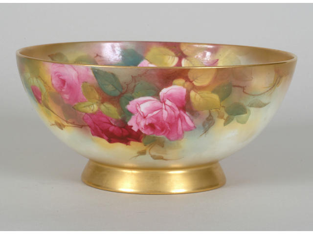A Royal Worcester fruit bowl