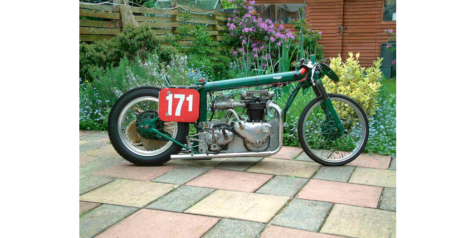 The Ex-Denis Jenkisnon (&#8216;Jenks&#8217;),c.1963 Triumph 650cc Sprinter &#8216;Greenie&#8217;  Engine no. 6T 76839