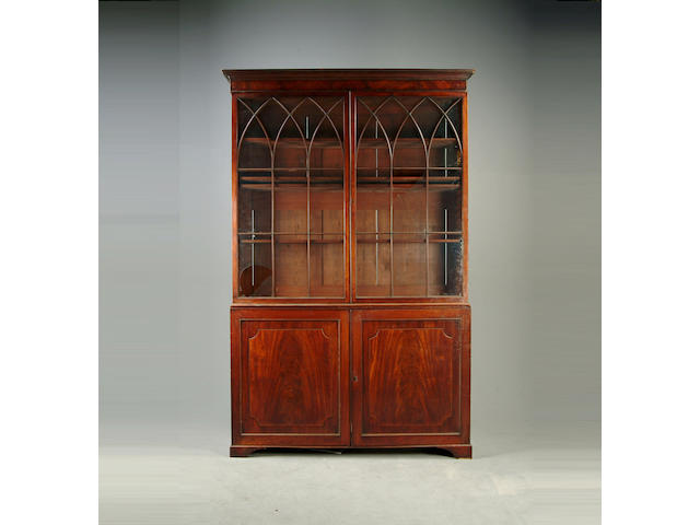 A Regency mahogany bookcase