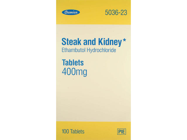 Damien Hirst (British, b.1965) Last Supper Steak and Kidney 152 x 102cm.