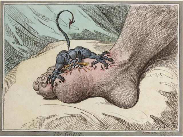 James Gillray The Gout