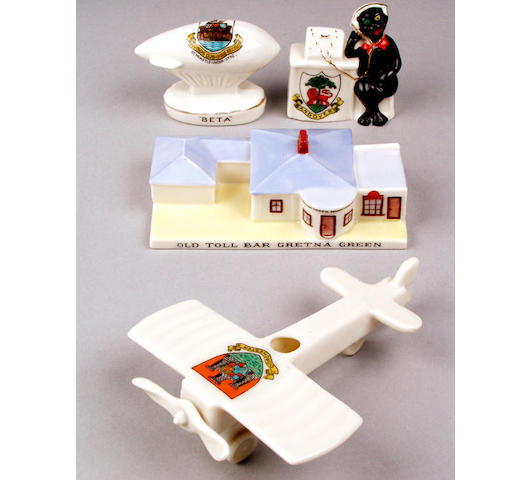 A coloured Grafton model of The Old Toll Bar, Gretna Green,